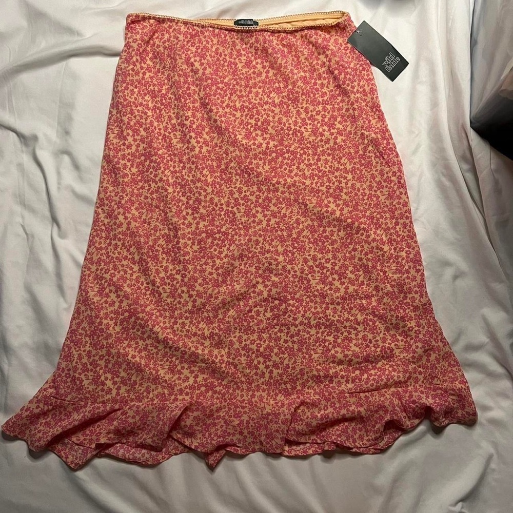 wild fable floral skirt